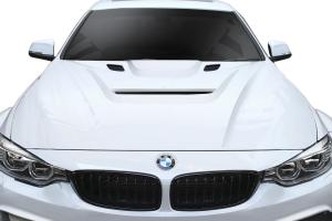 2012-2018 BMW 3 Series F30, 2014-2018 BWM 4 Series F32 Aero Function AF-1 Hood - 1 Piece ( GFK )