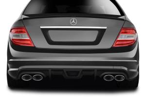 2008-2011 Mercedes C Class W204 / C63 Aero Function AF-1 Rear Diffuser - 1 Piece ( GFK )