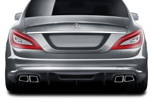 2012-2018 Mercedes W218 CLS63 Aero Function AF-1 Rear Diffuser - 1 Piece ( GFK )