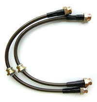 93-95 RX7 Agency Power Brake Lines - Front Steel Braided Brake Lines