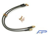 04-07 Impreza STI, 06-07 Impreza WRX Agency Power Brake Lines - Steel Braided Brake Lines Rear (Brembo Calipers)