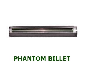 1980 to 1996 Ford F150 Airbag It Rear Steel Rollpan - Fabricated Smoothy With Phantom Billet