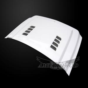 Chevrolet Silverado 2500HD 2007-2010 AmeriHood Fiberglass Hood  -- Type-E Style Functional Ram Air