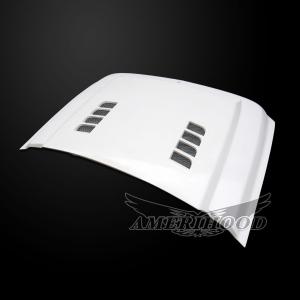 Chevrolet Silverado 2500HD 2011-2014 AmeriHood Fiberglass Hood  -- Type-E Style Functional Ram Air