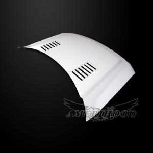 Ford F-150 2009-2014 AmeriHood Fiberglass Hood  -- Type-E Style Functional Ram Air Cooling