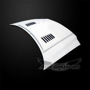 Ford F-150 1997-2003 AmeriHood Fiberglass Hood  -- Type-E Style Ver. 1 Functional Heat Extraction Ram Air