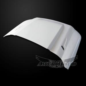 Ford F-250 2011-2016 AmeriHood Fiberglass Hood  -- Type Cowl 3 Inch Style Functional Heat Extraction Ram Air