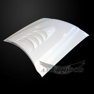 Ford Mustang 1994-1998 AmeriHood Fiberglass Hood  -- Type-1 Style Functional Heat Extraction Cooling