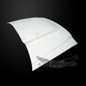 GMC Sierra 2500HD 2007-2010 AmeriHood Fiberglass Hood  -- Cowl Type-1 Style Functional Ram Air