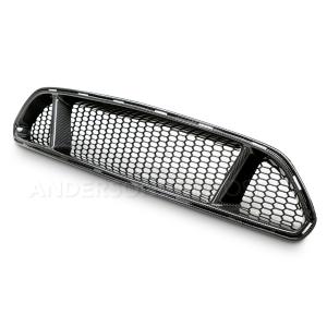 15-16 FORD MUSTANG Anderson Composites Carbon Fiber Upper Grille - GT Type