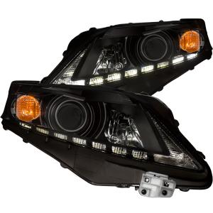 2010-2012 LEXUS RX350  Anzo Projector Headlights - With U-Bar Black