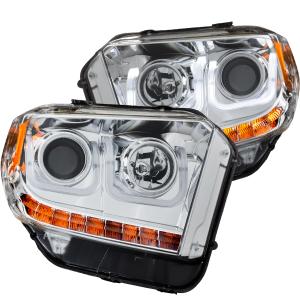 2014-2017 TOYOTA  TUNDRA  Anzo Projector Headlights - With U-Bar Chrome With DRL