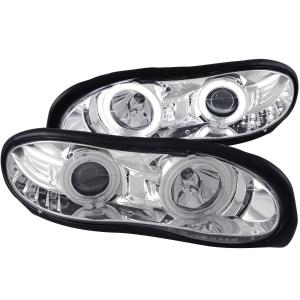 1998-2002 CHEVROLET CAMARO  Anzo Projector Headlights - With Halo Chrome