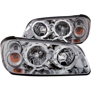 2002-2003 NISSAN MAXIMA  Anzo Crystal Headlights - With Halo Chrome