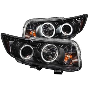 2008-2010 SCION XB  Anzo Projector Headlights - With Halo Black