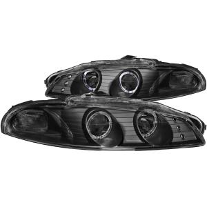 1997-1999 MITSUBISHI ECLIPSE  Anzo Projector Headlights - With Halo Black G2