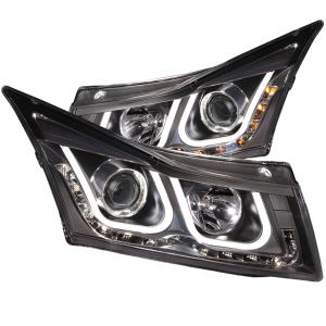 2011-2015 CHEVROLET CRUZE  Anzo Projector Headlights - With U-Bar Black