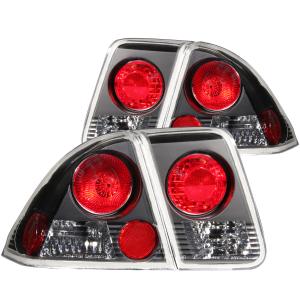 2001-2004 HONDA CIVIC 4DR Anzo Taillights - Black