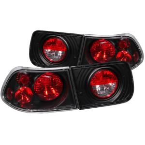 1996-2000 HONDA CIVIC 2DR Anzo Taillights - Black