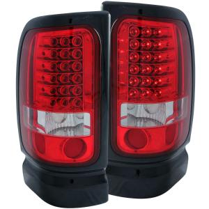 1994-2001 DODGE RAM  Anzo LED Taillights - Red/Clear