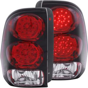 2002-2009 CHEVROLET TRAILBLAZER  Anzo LED Taillights - Red/Clear