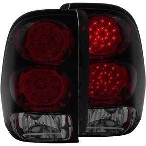 2002-2009 CHEVROLET TRAILBLAZER  Anzo LED Taillights - Red/Smoke