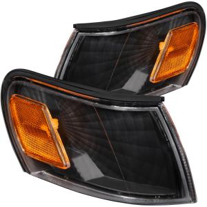 1993-1997 TOYOTA  COROLLA  Anzo Euro Corner Lights - Black With Amber Reflector