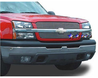 03-04 Silverado 2500 / 3500, 03-05 Avalanche w/o Cladding, 03-05 Silverado 1500 APS Bolt-Over Grilles - Aluminum