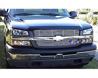 03-04 Silverado 2500 / 3500, 03-05 Avalanche w/o Cladding, 03-05 Silverado 1500 APS Bolt-Over Grilles - Tubular Stainless Steel