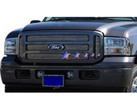 05-06 Excursion Honey Comb Style, 05-06 F-250 Honey Comb Style APS Bolt-Over Grilles - Aluminum