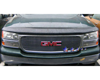 99-02 Sierra, 99-02 Yukon / Yukon XL APS Bolt-Over Grilles - Aluminum w/ Logo Opening