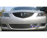 04-06 Mazda 3 4DR w/ Standard Bumper APS Bumper Grille - Aluminum