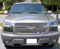 01-06 Avalanche w/ Body Cladding APS Polished Aluminum Main Upper Grille