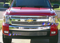 07-11 Silverado 1500 APS Polished Aluminum Main Upper Grille