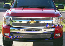 07-10 Silverado 1500 APS Polished Aluminum Lower Bumper Grille