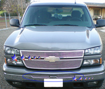 03-06 Silverado 1500/2500/3500 APS Polished Aluminum Air dam Grille