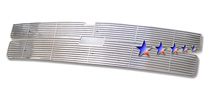 07-10 Silverado 2500/3500 APS Polished Aluminum Main Upper Grille