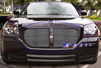 05-08 Magnum (Except SRT8) APS Polished Aluminum Main Upper Grille