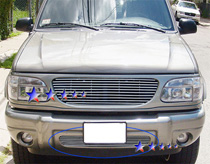 99-01 Explorer APS Polished Aluminum Lower Bumper Grille