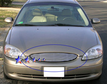 00-03 Taurus APS Polished Aluminum Main Upper Grille