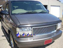 95-05 Safari Van APS Polished Aluminum Main Upper Grille