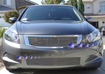 08-10 Accord Sedan APS Polished Aluminum Main Upper Grille