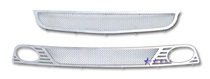 06-08 Civic Sedan (w/foglights) APS Chrome Stainless Steel Lower Bumper Grille