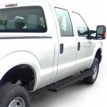 99-16 Ford F450 (SD Crew Cab ), 99-16 Ford F350 (SD Crew Cab ), 99-16 Ford F250 (SD Crew Cab ) APS iStep Running Boards - 5 Inch, Black Finish