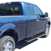 15-16 Ford F150 ( Super Cab ) APS iStep Running Boards - 6 Inch, Hairline Finish