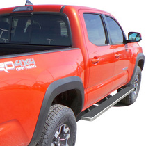 07-16 Toyota Tundra ( Double Cab ) APS iStep Running Boards - 4 Inch, Hairline Finish