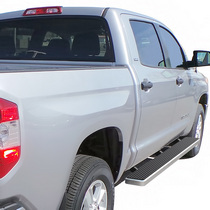 07-16 Toyota Tundra ( CrewMax Cab ) APS iStep Running Boards - 6 Inch, Hairline Finish