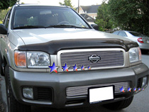 99-01 Pathfinder LE/XE APS Polished Aluminum Main Upper Grille