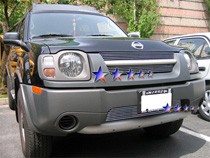 02-04 Xterra APS Polished Aluminum Main Upper Grille