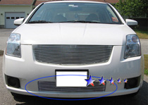 07-09 Sentra (Not For SER) APS Polished Aluminum Lower Bumper Grille